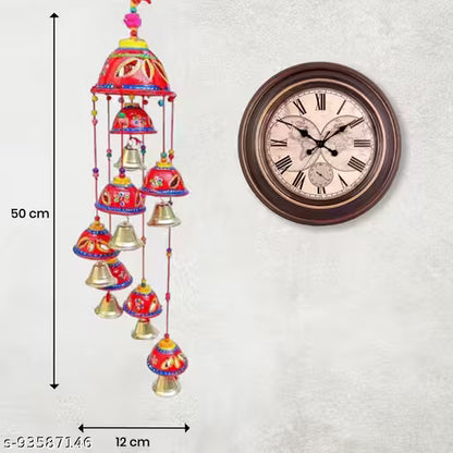 latest Wind chimes wall hanging door wall home décor item set of 1 RED
