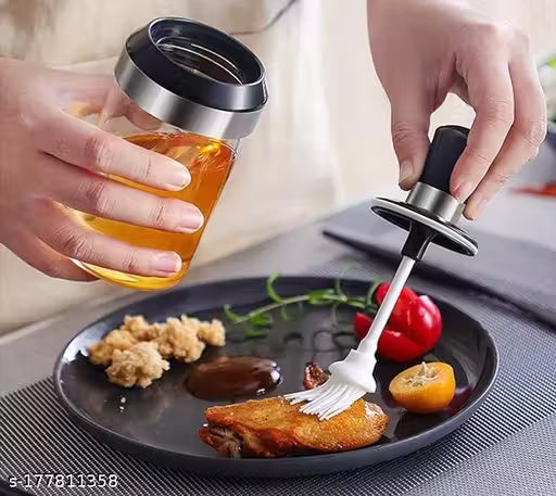 Oil brush bottle