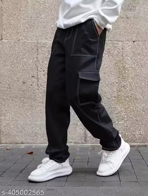 Trendy men 6 pocket cargo jeans